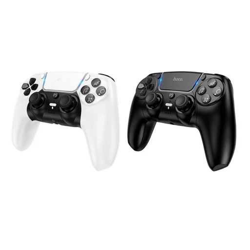 Hoco GA32 biely bezdrôtový gamepad pre PS5, kompatibilný s hrami pre PS5 a PS4 - 3