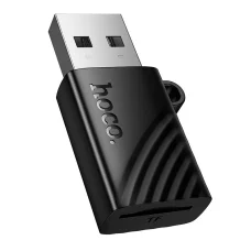 Hoco HB53 TF USB-A čítačka kariet čierna