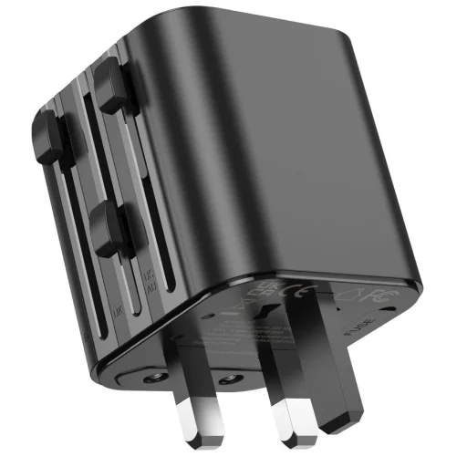 JELLICO univerzálny cestovný adaptér S7 Max 2500W čierny - 6