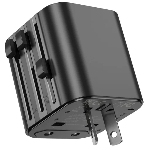 JELLICO univerzálny cestovný adaptér S7 Max 2500W čierny - 7