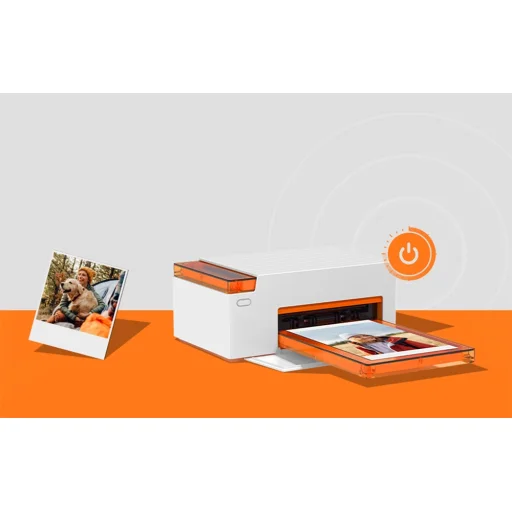 Liene Amber M110 4x6-palcová prenosná fototlačiareň so 60 ks papiera 4x6 - 6