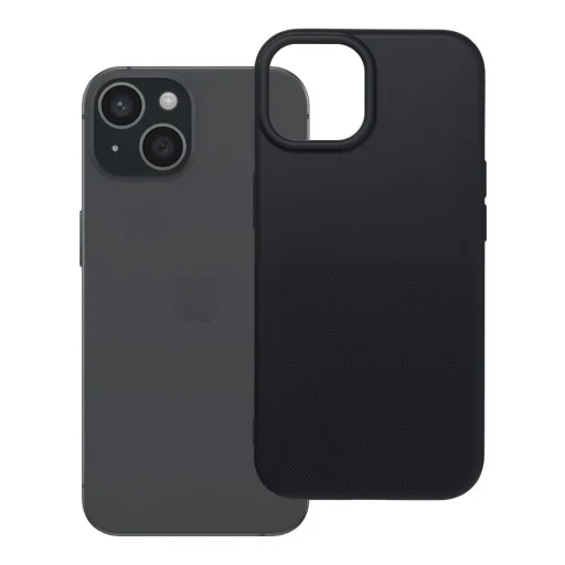 iPhone 15 Easy Dual čierne puzdro - 1