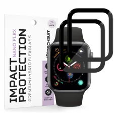 Apple Watch 4 / 5 / 6 / SE / SE 2 / SE 3 40mm Čierne Techsuit - Nano Flex (2 kusy) ochranné sklo