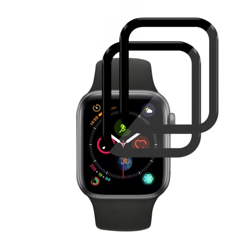 Apple Watch 4 / 5 / 6 / SE / SE 2 / SE 3 40mm Čierne Techsuit - Nano Flex (2 kusy) ochranné sklo - 2