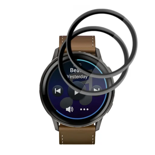 Garmin Venu 4 45mm Čierne Techsuit Nano Flex (2 ks) ochranné sklo - 2