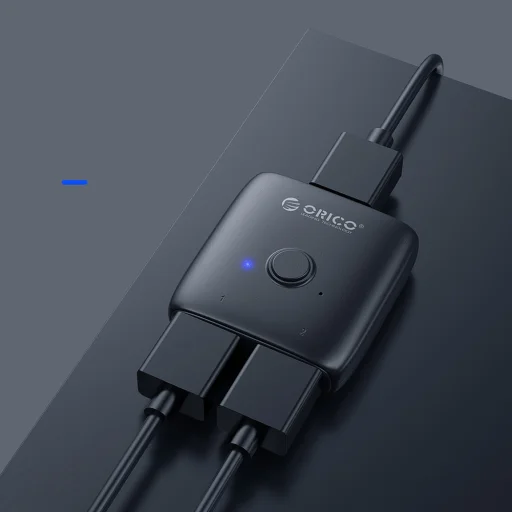 Orico AS2-A1 HDMI adapter kétirányú elosztó - Fekete - 7