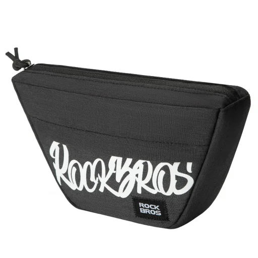 Rockbros G011 Flash Journey trapézová taška na bicykel – čierna - 1