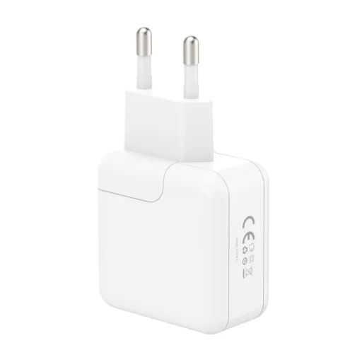 MX Burst GaN PD 35W sieťový nabíjací USB-C adaptér, 2x USB-C + USB-C/Lightning PD kábel 20W, biely - 2