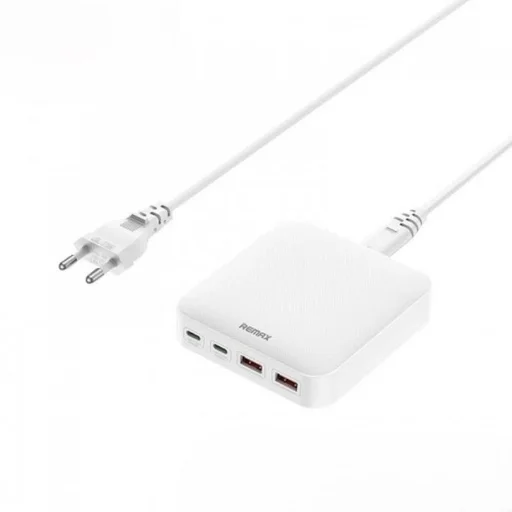 REMAX DONGFENG cestovný sieťový nabíjací adaptér USB-C 65 W RP-U183 GaN PD QC biely - 1