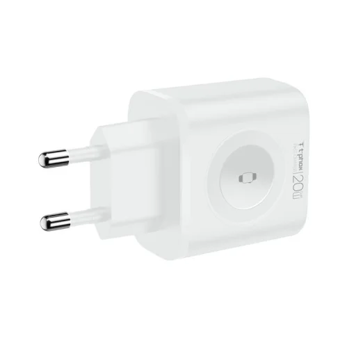 Biely T-PHOX T-PP20 GaN iWatch 3 v 1 sieťový USB-C nabíjací adaptér - 3