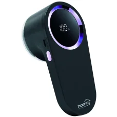 HOME HGSZB1 odstraňovač žmolkov s 6 zabudovanými čepeľami, oceľová planžeta, digitálny displej, akumulátor