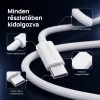 Alphajack USB-C USB-C 1MW- 60W dátový a nabíjací kábel biely 1m thumbnail