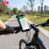 XO C201 držiak na mobilný telefón na bicykel / motorku čierno-oranžový thumbnail