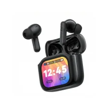 XO X50 TWS LCD čierne bezdrôtové bluetooth slúchadlá s ANC + ENC a dvojitým mikrofónom