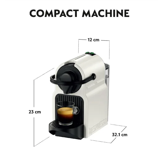 Krups Nespresso XN100110 eszpresszógép Inissia White, 1260 W, 19 bar Thermoblock rendszer, 25mp-es felfűtés - 2