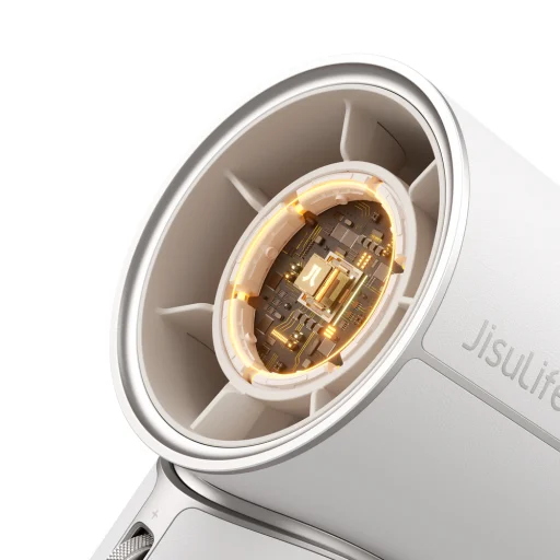 Jisulife Prenosný Ventilátor Pro1 Mini 4250mAh USB-C Prenosný Ventilátor - Biely - 4