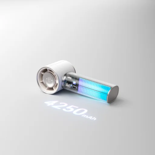Jisulife Prenosný Ventilátor Pro1 Mini 4250mAh USB-C Prenosný Ventilátor - Biely - 10