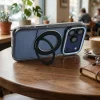 iPhone 13 Pro Frame Circle Stand MagSafe kompatibilis fekete tok thumbnail