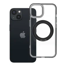 iPhone 13 Frame Circle Stand MagSafe-kompatibilis fekete tok