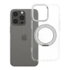 iPhone 13 Pro Átlátszó MagSafe-kompatibilis Frame Circle Stand tok thumbnail