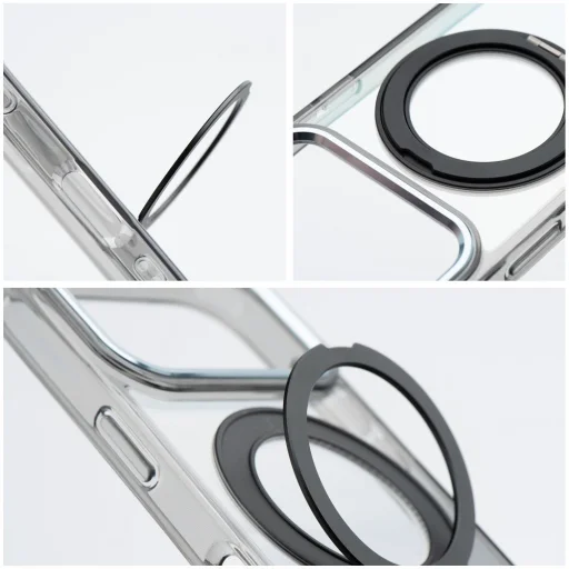 iPhone 11 Frame Circle Stand čierne puzdro kompatibilné s MagSafe - 7