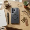 Samsung Galaxy S26 Ultra Frame Circle Stand MagSafe kompatibilis fekete tok thumbnail