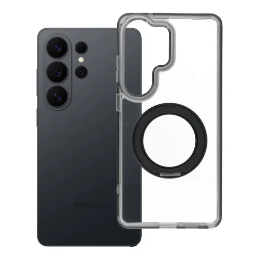 Samsung Galaxy S26 Ultra Frame Circle Stand čierne puzdro kompatibilné s MagSafe - 8