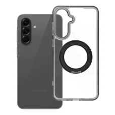 Samsung Galaxy A56 5G Frame Circle Stand MagSafe-kompatibilis fekete tok