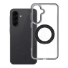 Samsung Galaxy A37 Frame Circle Stand MagSafe kompatibilné čierne puzdro thumbnail