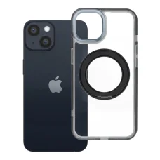 iPhone 14 Frame Circle Stand MagSafe kompatibilné čierne puzdro