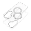 Samsung Galaxy A56 5G Frame Circle Stand priehľadný kryt kompatibilný s MagSafe thumbnail