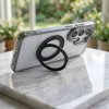 Samsung Galaxy S26 Ultra Frame Circle Stand priehľadný kryt kompatibilný s MagSafe thumbnail