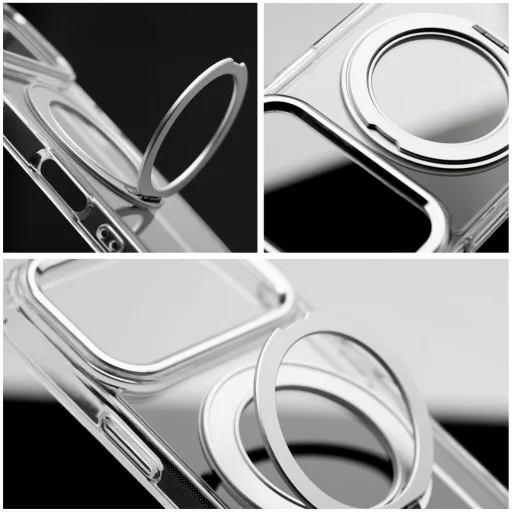 iPhone 11 Frame Circle Stand priehľadný kryt kompatibilný s MagSafe - 6