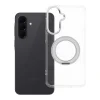 Samsung Galaxy A37 priehľadné puzdro Frame Circle so stojanom kompatibilné s MagSafe thumbnail