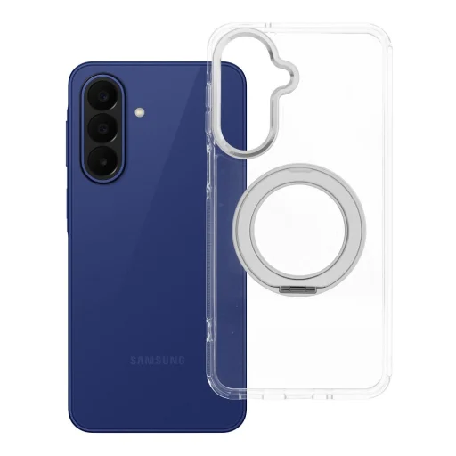 Samsung Galaxy A27 Frame Circle Stand MagSafe-kompatibilis átlátszó tok - 1