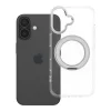 iPhone 16 Frame Circle Stand priehľadný kryt kompatibilný s MagSafe thumbnail