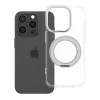 iPhone 15 Pro priehľadný kryt Frame Circle Stand kompatibilný s MagSafe thumbnail