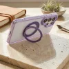 Samsung Galaxy A37 Frame Circle Stand MagSafe kompatibilis lila tok thumbnail
