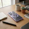 Samsung Galaxy A57 Frame Circle Stand fialové puzdro kompatibilné s MagSafe thumbnail
