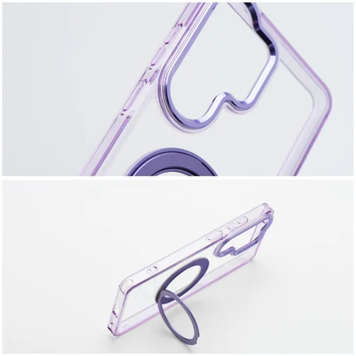 Samsung Galaxy A37 Frame Circle Stand MagSafe kompatibilis lila tok - 6