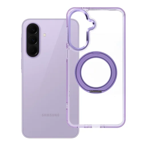 Samsung Galaxy A37 Frame Circle Stand MagSafe kompatibilis lila tok - 1