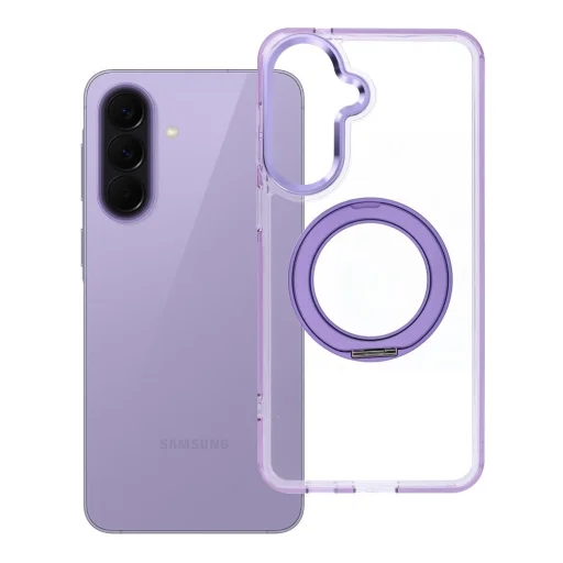 Samsung Galaxy A57 Frame Circle Stand MagSafe-kompatibilis lila tok - 1
