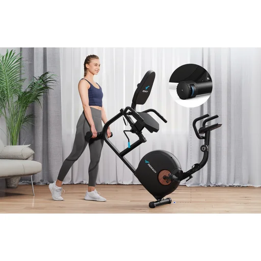 Recumbent bike MERACH (black) - 11