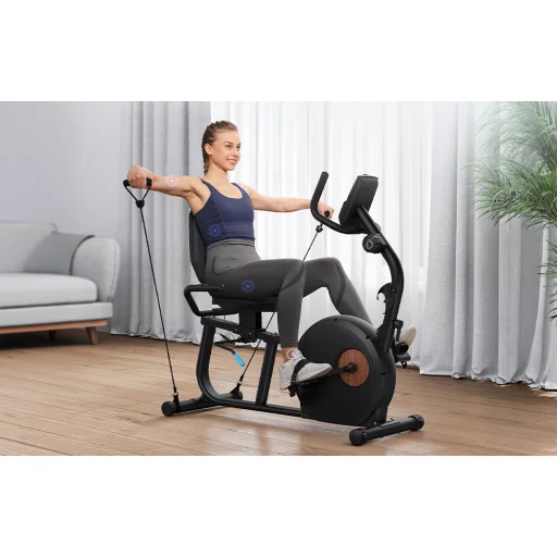 Recumbent bike MERACH (black) - 4