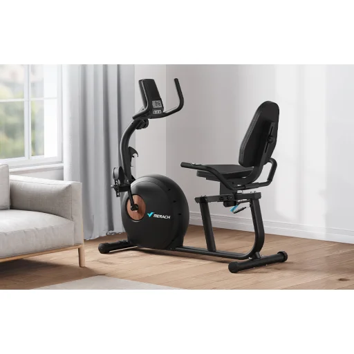 Recumbent bike MERACH (black) - 7