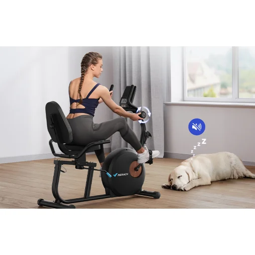 Recumbent bike MERACH (black) - 8
