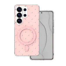 Samsung Galaxy S26 Ultra Bubble Dots Mag ružové puzdro