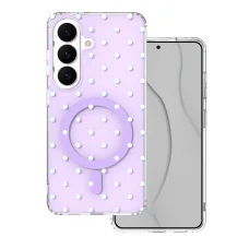 Samsung Galaxy S26 Bubble Dots Mag lila tok