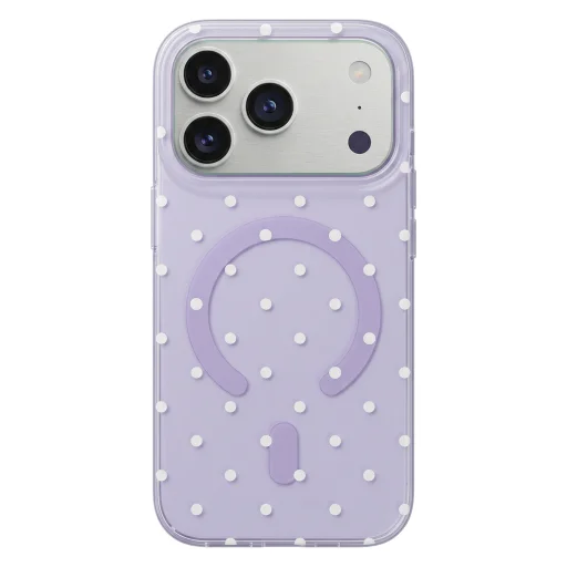 iPhone 11 Bubble Dots Mag fialové puzdro - 4
