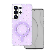 Samsung Galaxy S26 Ultra Bubble Dots Mag lila tok